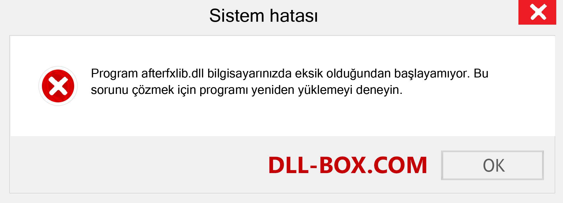 afterfxlib.dll dosyası eksik mi? Windows 7, 8, 10 için İndirin - Windows'ta afterfxlib dll Eksik Hatasını Düzeltin, fotoğraflar, resimler